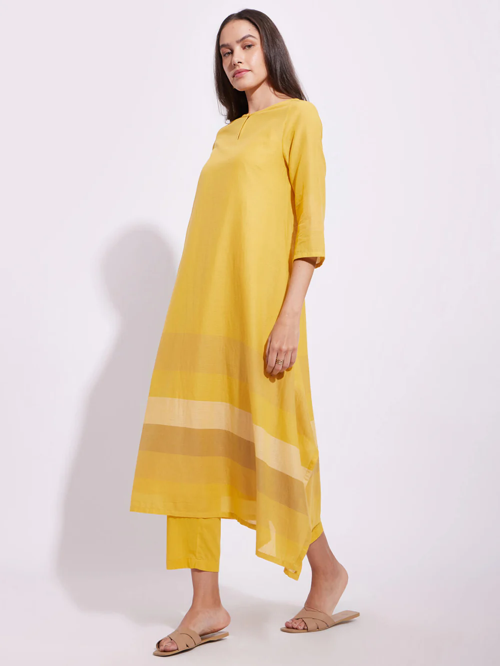 Print Cotton Kurta Pant Set