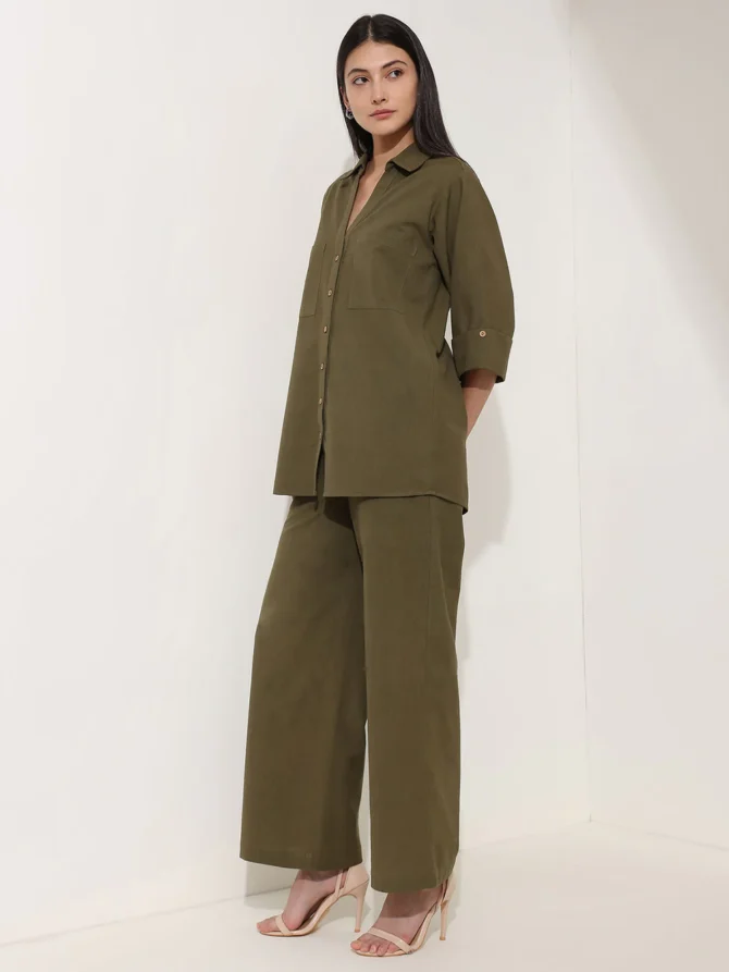 Linen Blend Co-Ord Outfit