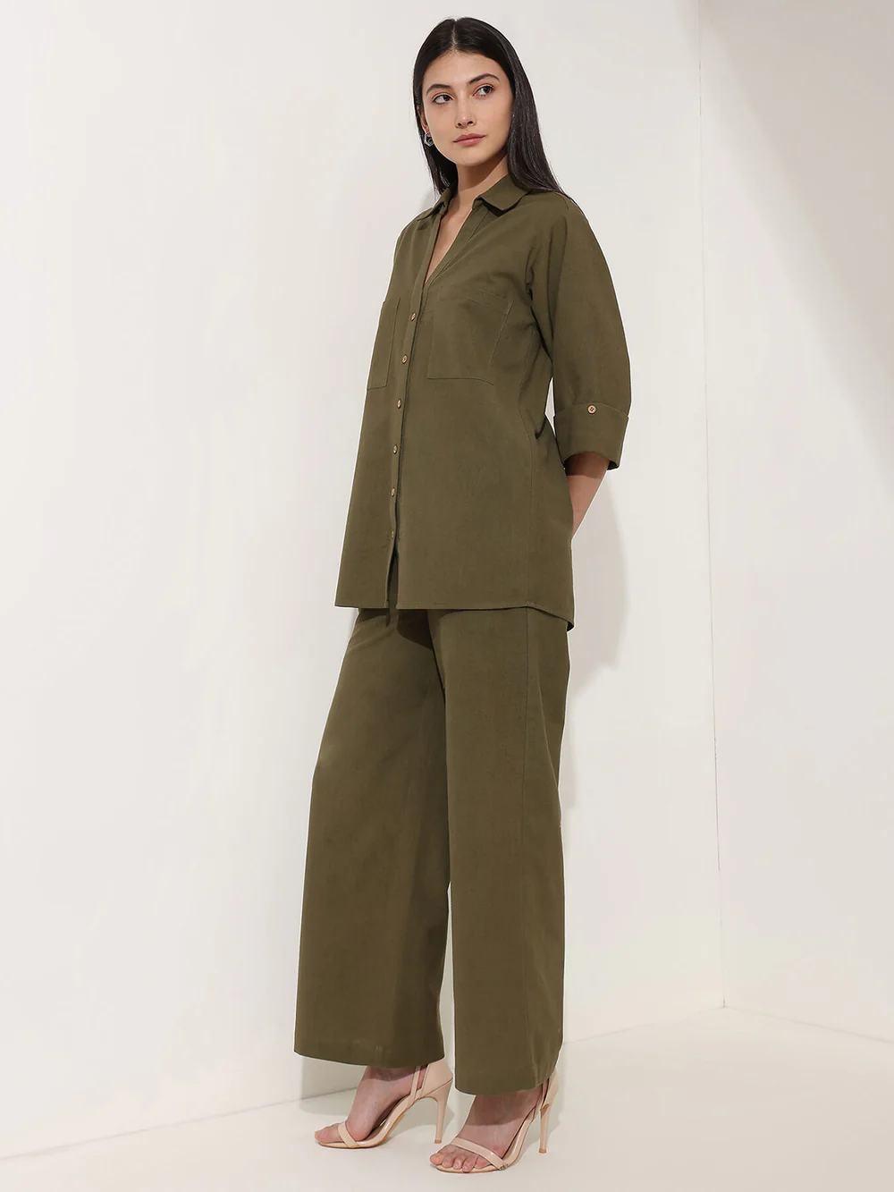 Linen Blend Co-Ord Outfit