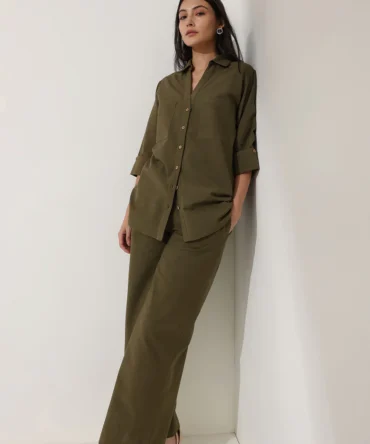 Linen Blend Co-Ord Outfit