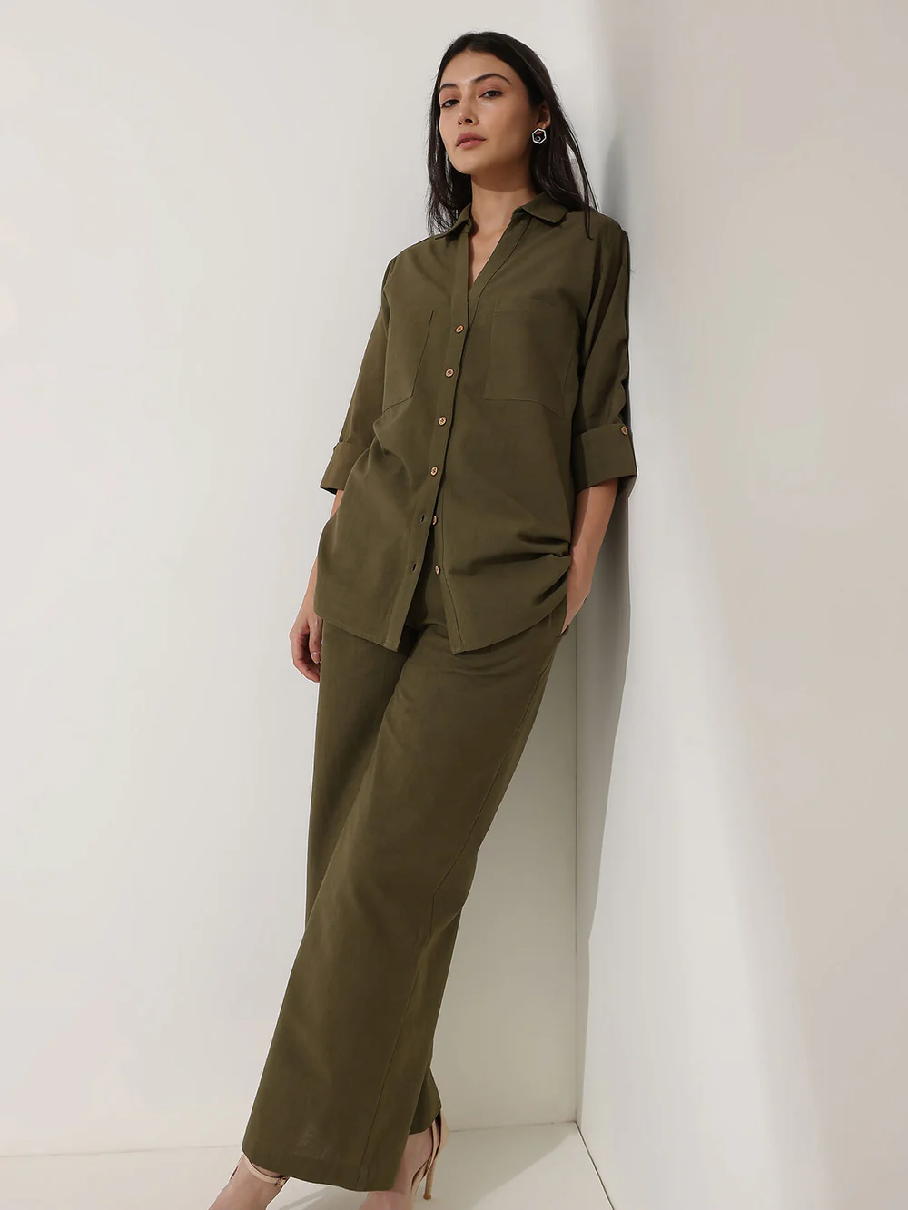 Linen Blend Co-Ord Outfit
