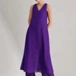 Sleeveless Kurta Set