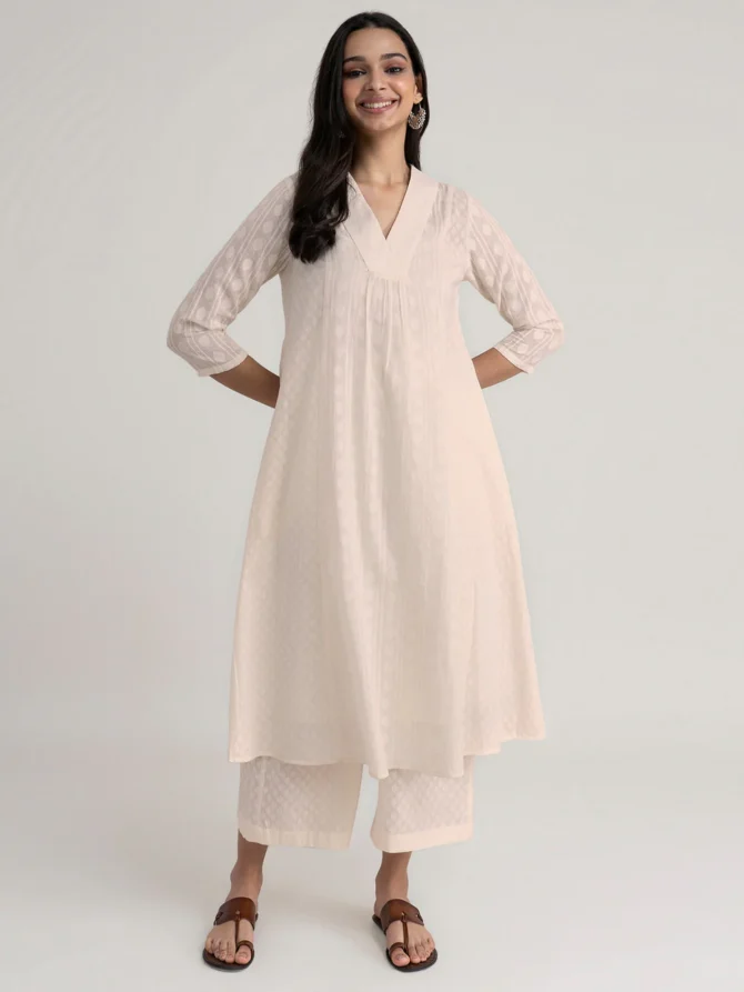 Cotton Ethnic Kurta Set