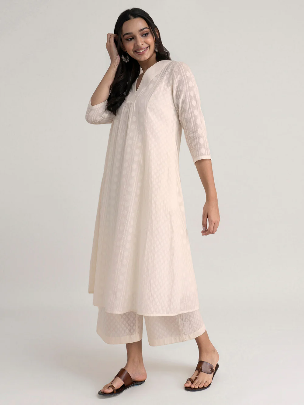 Cotton Ethnic Kurta Set