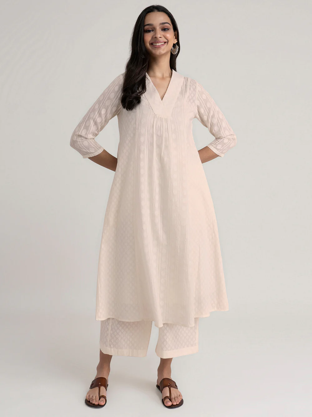 Cotton Ethnic Kurta Set