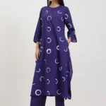 Polka Print Cotton Kurta